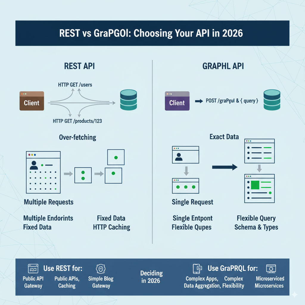 REST vs GraphQL: ¿Cuál Elegir para tus APIs en 2026?